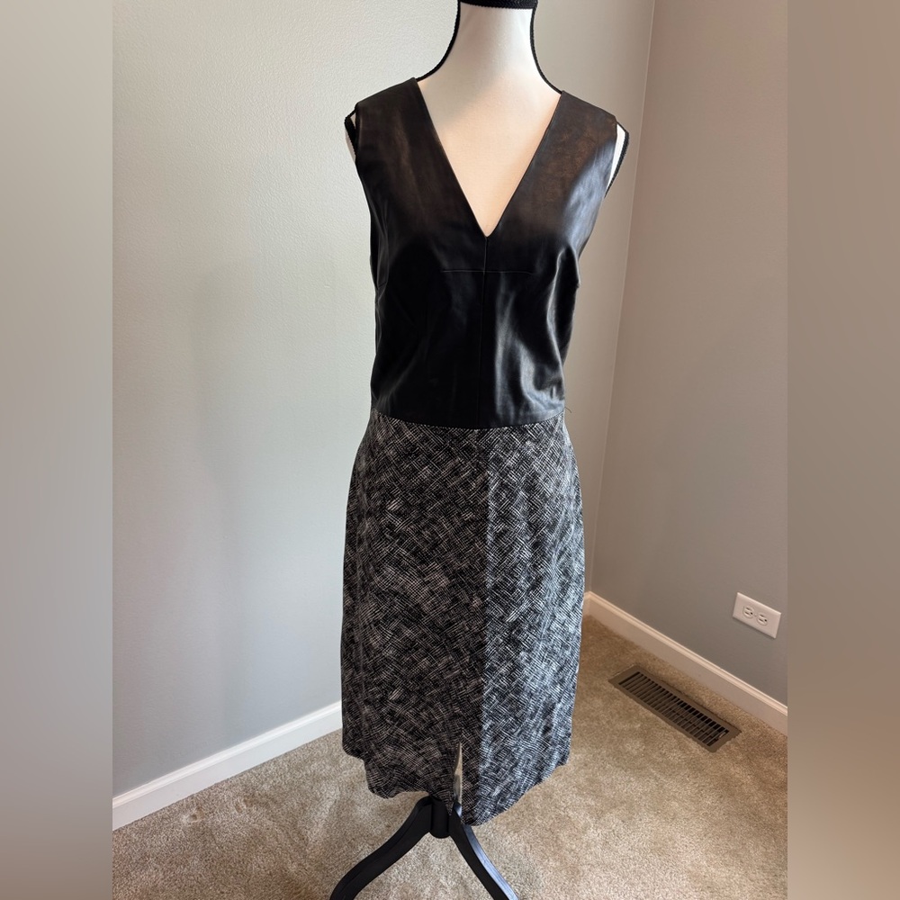 Banana Republic Mixed Media Dress, size 14 Tall